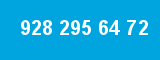 928 295 64 72 928 295 64 72